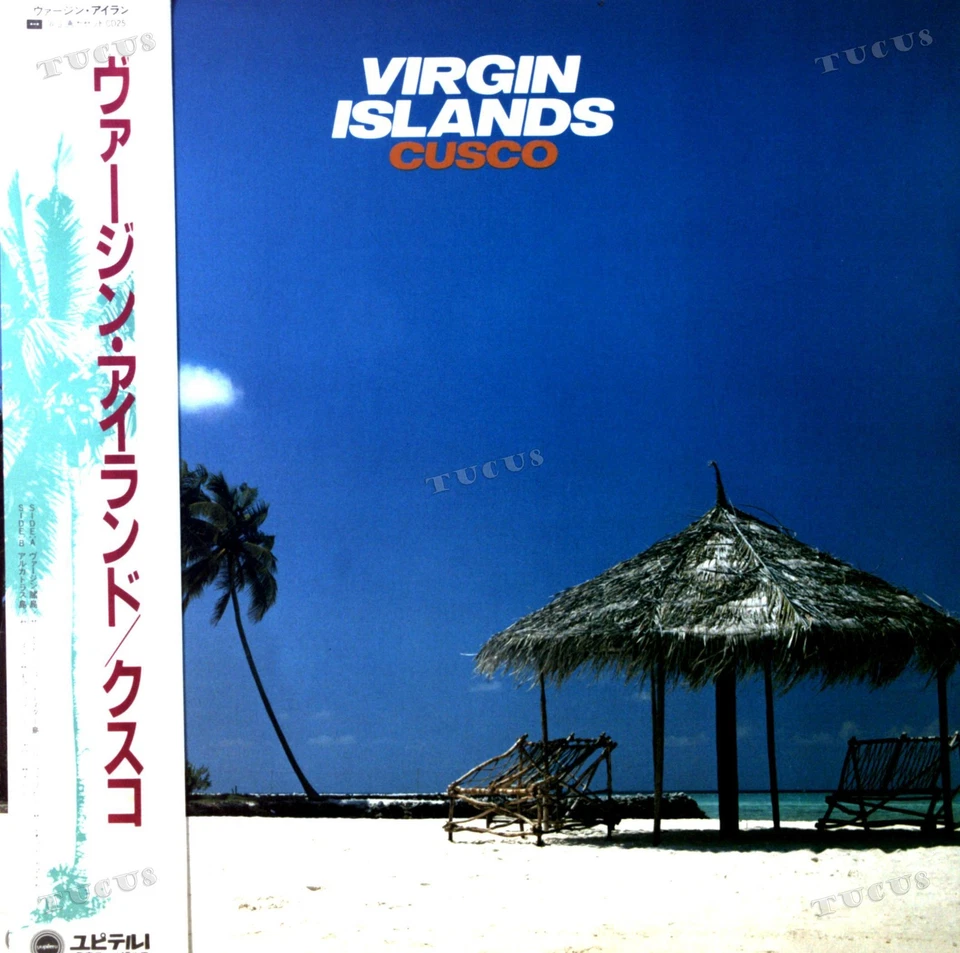 Cusco - Virgin Islands Japan LP 1983 (VG+/VG) .* - Image 1 of 1
