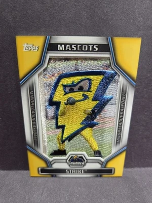 2015 Topps Pro Debut Mascots Manufactured Patch Strike Patch Trenton Thunder - Image 1 of 2