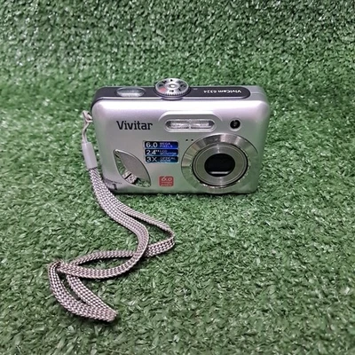 Vivitar Vivicam 6324 Digital Camera 6.0MP. 3x Optical Zoom No Memory Card (#346) - Image 1 of 4