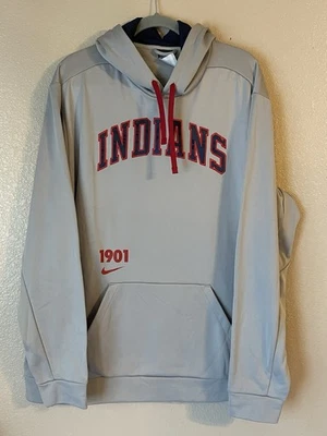Men’s 2XL NWOT Cleveland Indians Nike Cooperstown Collection Therma-Fit Hoodie - Image 1 of 4