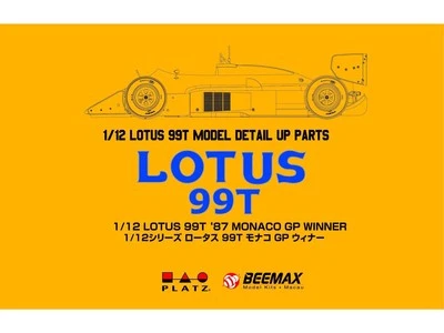 Beemax - Lotus 99T '87 Monaco ganador detalle piezas 1/12 E12001 Foto 1 de 4