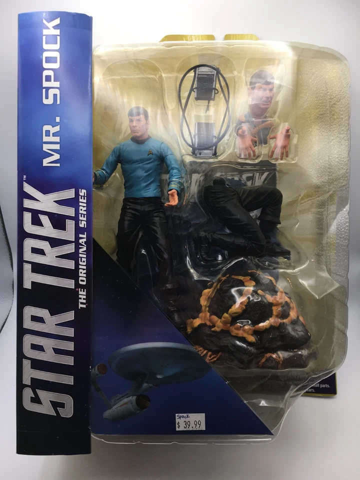 Mr. Spock Star Trek The Original Series Diamond Select 7 Inch Action Figure Toy