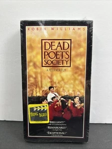DEAD POETS SOCIETY New Sealed VHS Robin Williams Classic O Captain My Captain - Picture 1 of 8