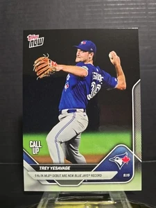 Trey Yesavage - 2025 MLB Topps NOW® - Card 716 - PR: 3786 - Picture 1 of 2