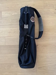 Vintage Mackenzie Golf Bag BLACK Nylon / Peter Jacobsen Model USGA - Picture 1 of 8