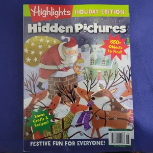 Hidden Pictures: Highlights Magazine 2025 ~ Holiday Special Edition ~ Puzzles - Foto 1 di 8