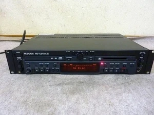 TASCAM MD-CD1MKIII Combination Mini Disc Recorder CD Player Black Good From JP - Picture 1 of 6