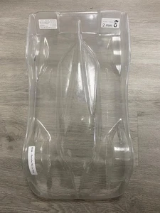 [0166] DELTA PLASTIK PORSCHE 962 LEMANS 1/8 SCALE GT CLEAR BODY DRAG & SPEED 2MM - Picture 1 of 1