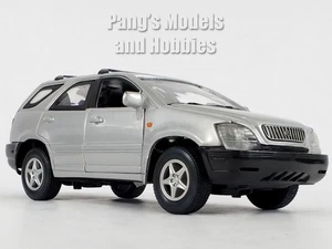 2000 Lexus RX 300 RX300 Maßstab 1:24 Diecast Modell - SILBER - Bild 1 von 13