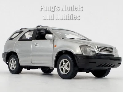 2000 Lexus RX 300 RX300 1/24 Scale Diecast Model - SILVER - Image 1 of 4