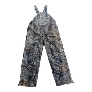 VINTAGE Carhartt Bib Double Knee Overalls Herren Camouflage Realtree Duck Canvas 48/34 - Bild 1 von 19