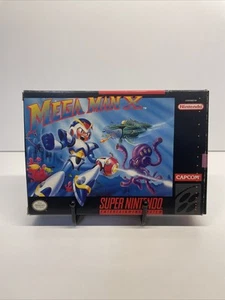 Mega Man X (SNES) Complete CIB w/ Inserts Nice Shape - Tested/Authentic - US Ver - Picture 1 of 22