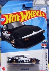 Hot Wheels 2024 Mainline Case L "Mazda RX-7" HW First Response 8/10 - Picture 1 of 2