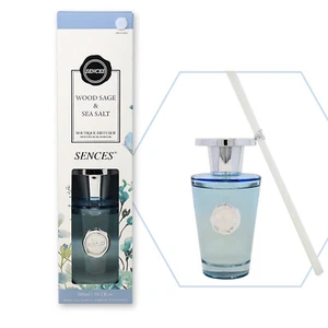 Boutique Reed Diffuser 300ml Scented Wick Fragrance Wood Sage & Sea Salt Aroma - Picture 1 of 4