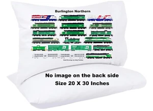 Funda de almohada Burlington Northern 20"x30" firmada por Andy Fletcher - Imagen 1 de 1