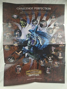 Blue Dragon Large Poster Miniatures Promo Dungeons & Dragons WOTC 28" x 21" - Picture 1 of 6