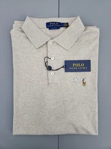 Polo Ralph Lauren Classic Fit Soft Touch Beige Polo Shirt Men's Size Large New - Picture 1 of 10
