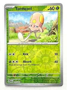Toedscool 016/182 Reverse Holo Common Paradox Rift Pokemon Pack Fresh Near Mint - Picture 1 of 12