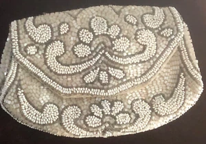 Antique Purse Beaded Made in France Handmade - Picture 1 of 10