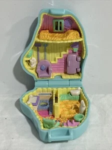 Vintage Bluebird Polly Pocket 1995 Cavallo da equitazione testa compatta con 1 cavallo - Foto 1 di 7