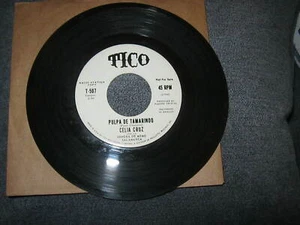 Celia Cruz - Tamarindenfruchtfleisch / zusammen - Tico Promo EX Vinyl 45 RPM Latein - Bild 1 von 2