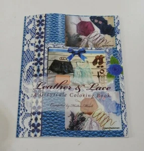 Leather & Lace: A Greyscale Coloring Book by Hester Moult - Picture 1 of 2