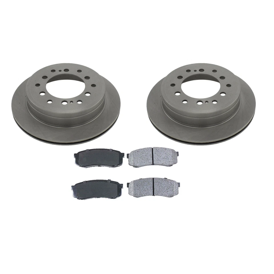 Kit de freno trasero genuino 312 mm disco rotores pastillas para Toyota 4Runner Lexus GX460 Foto 1 de 1