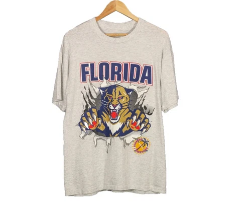 Florida Panthers Vintage Logo Team Hockey T-Shirt Gift For Fans Cover