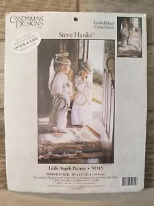 Steve Hanks Little Angels Bild 51315 gezählt Kreuzstich Kit Candamar - Bild 1 von 6