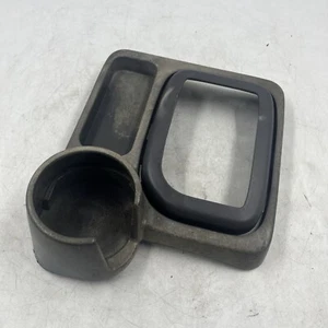1998-2001 Nissan Frontier Center MT Shifter Boot Shift Bezel Trim Cupholder OEM - Picture 1 of 10