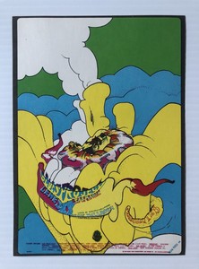 FD108-OPC-A Blues Project Genesis Taj Mahal & the Blue Flames 1968 Postcard NM!