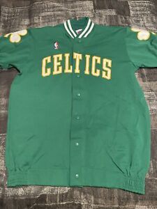 Larry Bird Boston Celtics Authentic 1990 Champion Warmup Jacket Size 46 + 4”