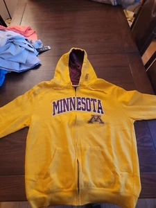 Minnesota Golden Gophers zip up Hoodie, never worn, full zip up, size Large - Picture 1 of 3