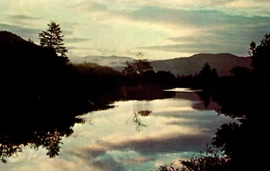 Oregon OR Postcard Coast Sunrise Big Nestucca River Exterior View c1960's Vtg - Picture 1 of 2