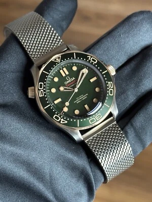 Omega Seamaster Diver Green Dial Titanium Bronze Gold 210.90.42.20.10.001 NEW - Image 1 of 4