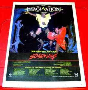 Imagination Scandalous/Tour Vintage ORIGINAL 1983 Press/Magazine ADVERT 12"x 8.5 - Bild 1 von 3