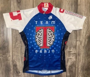 Women's University of Utah Utes Cycling Club Team Brain Full Zip Jersey Medium - Picture 1 of 12