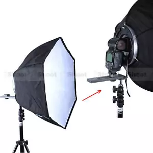 46cm Foldable Flash Soft Box Diffuser Reflector fr Canon Pentax Nissin Speedlite - Picture 1 of 24