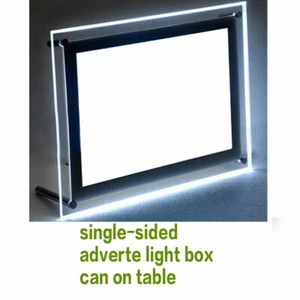 Shop Light Boxes Placed for Bars Counter Desk Top Price List Display Adverte - Picture 1 of 20
