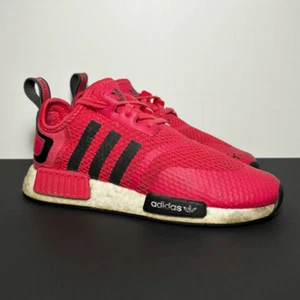 Girls ADIDAS NMD R1 Pink Athletic Shoes / Size 3 - Picture 1 of 10