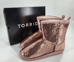 TORRID Rose Gold Sequin \u0026 Faux Fur 