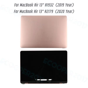 LCD Display Screen For MacBook Air 13" A2179 A1932 (2019-2020) EMC3302 3184 Gold - Picture 1 of 7