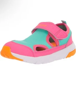 Saucony Unisex Quick Splash Sneaker Toddler Little Kid 10 M Pink Teal - Picture 1 of 7