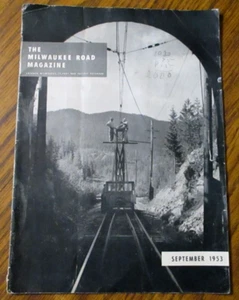 1953 The Milwaukee Road Railroad Employee Magazine RR Train Collectible Weidman - Picture 1 of 23