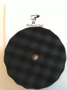 Almohadilla de espuma pulidora PFB08 8" para acabado (negro) para almohadilla de respaldo de gancho y bucle - Imagen 1 de 2