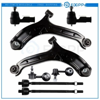 8pcs Lower Control Arm Ball Joint Suspension For 2000 2001-2005 Hyundai Accent - Image 1 of 4