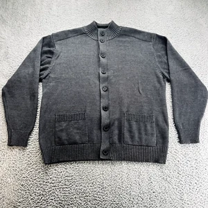 Oscar De La Renta Button Down Sweater Cardigan Size XXL Gray - Picture 1 of 10