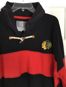 Felpa Chicago Blackhawks uomo XL pesante vecchia volta hockey toggle - Foto 1 di 8