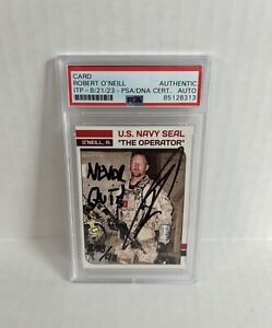 U.S. Navy SEAL Robert O’Neill RC Signed LE/911 Rookie Card PSA/DNA