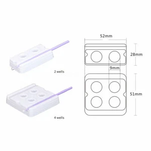 Adhesivo compuesto de unión de 2/4 pozos dentales desechables 10-1000 piezas - Imagen 1 de 12